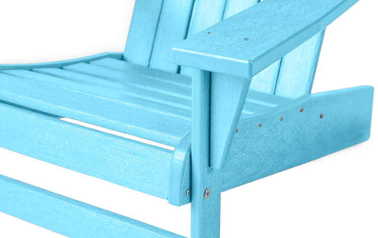 Premium Montauk Teal Outdoor Adirondack Chair - Keter